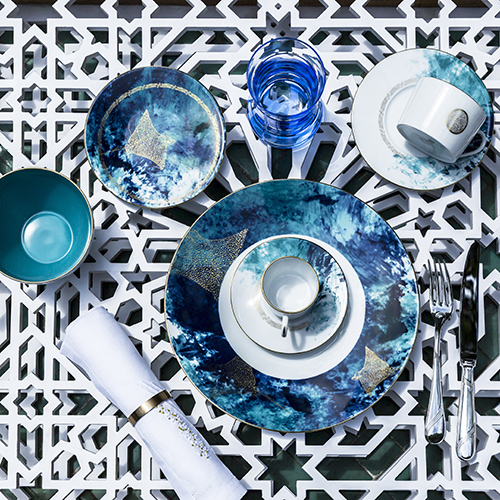 Collection ocean bleu porcelaine